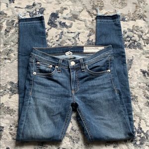 Rag &Bone Blue Ankle Skinny Denim Jeans Size 25